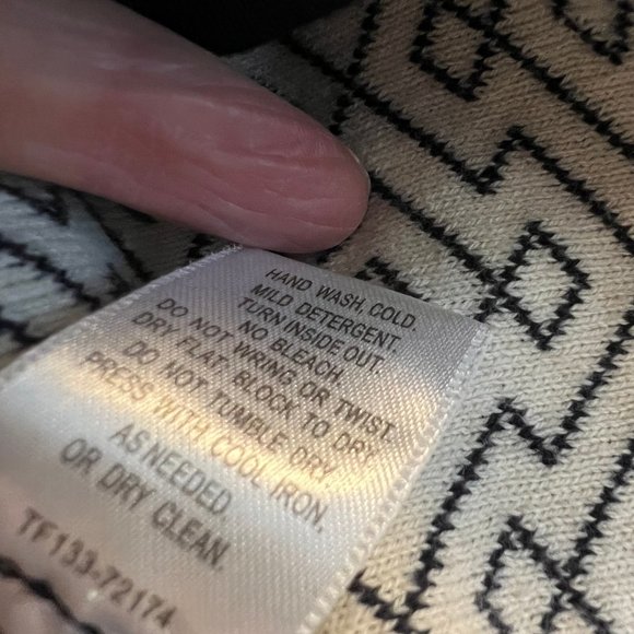 Pendleton Blazer Jacket - Diamond White and Navy Pattern - Size M - Picture 9 of 9